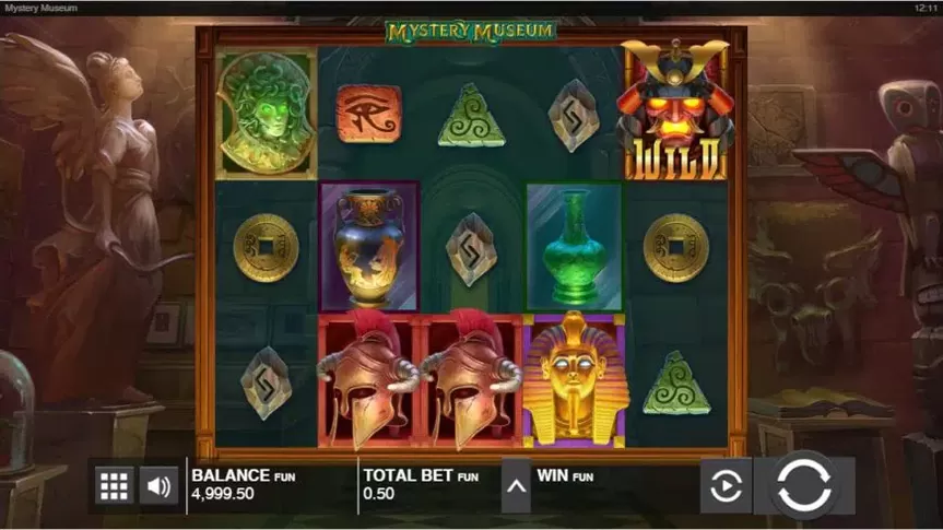 Mystery Museum slot screenshot 1