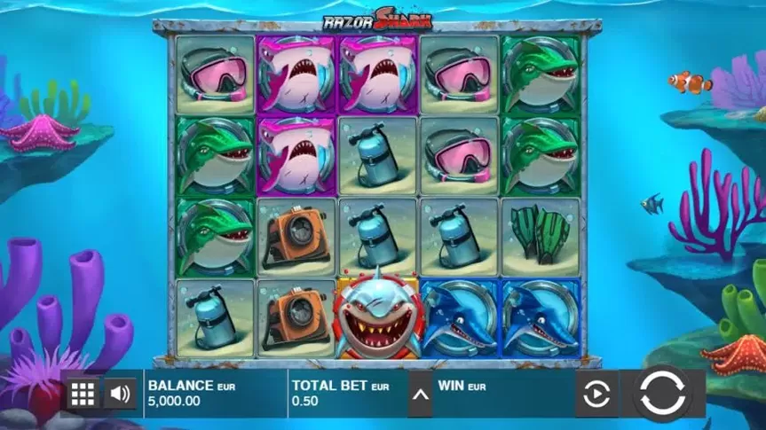 Razor Shark slot screenshot 1