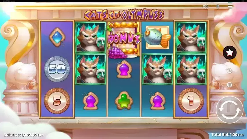Cats of Olympuss slot screenshot 1