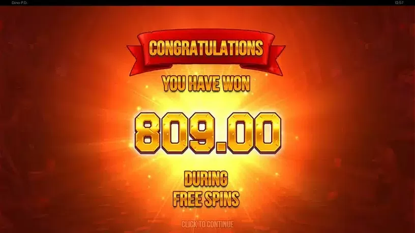 Dino P.D slot screenshot 6
