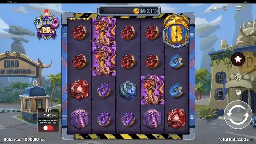 Dino P.D slot screenshot 1