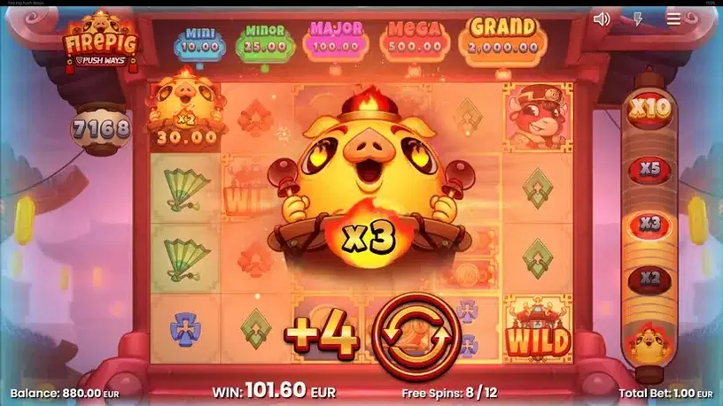 Fire Pig Push Ways slot screenshot 5