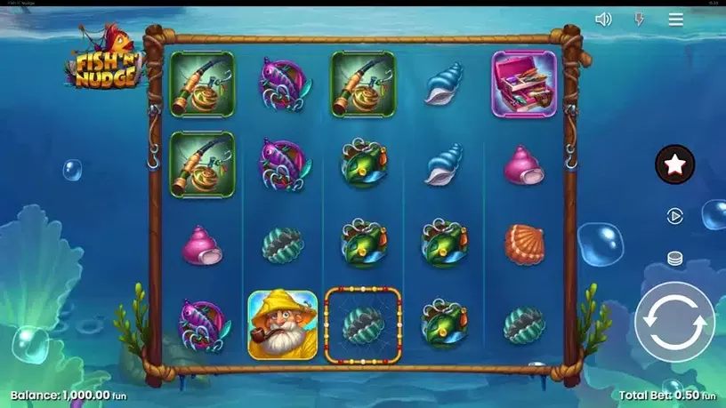 Fish ‘n’ Nudge slot screenshot 1