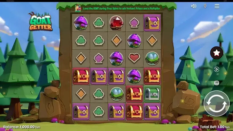 Goat Getter slot screenshot 1