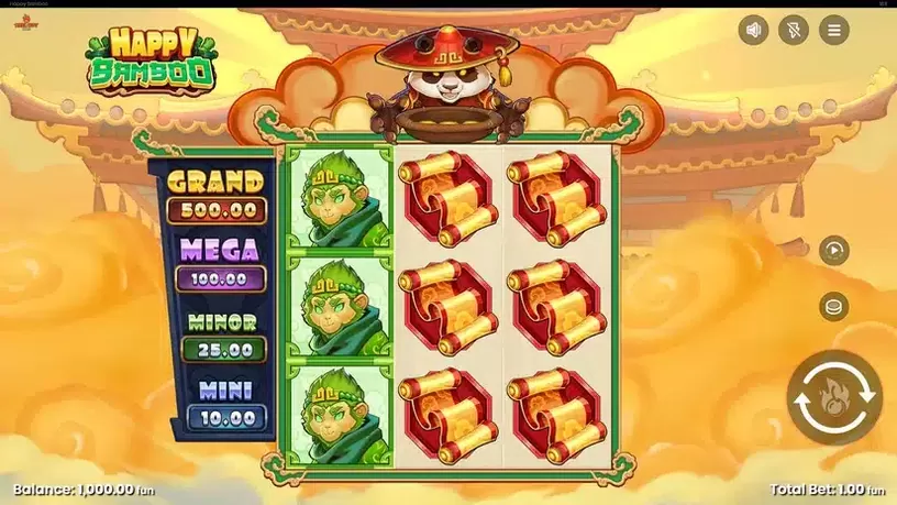 Happy Bamboo slot screenshot 1
