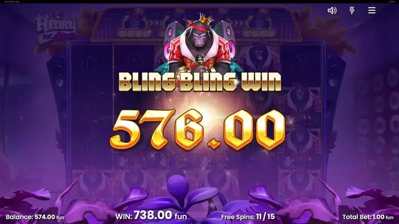 Henry The Ape slot screenshot 4