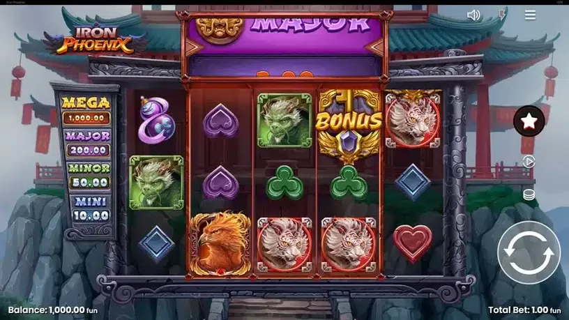 Iron Phoenix slot screenshot 1