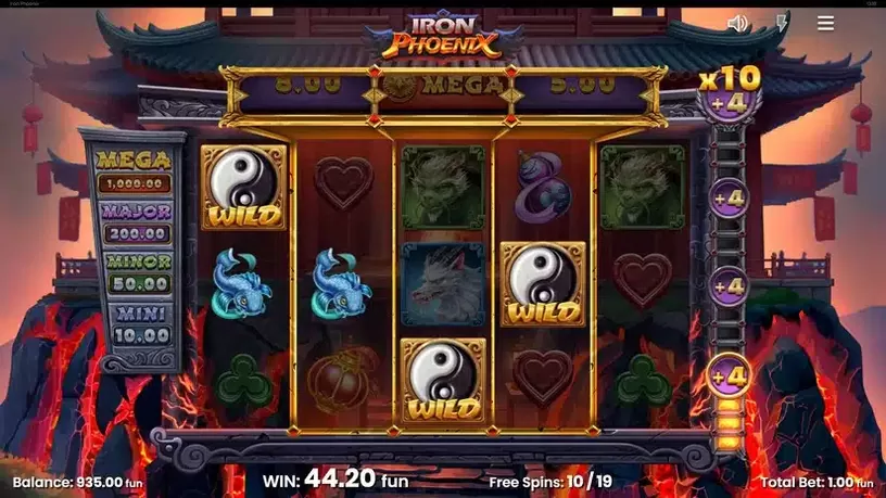 Iron Phoenix slot screenshot 7
