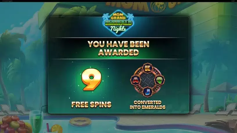 MGM Grand Emerald Nights slot screenshot 3