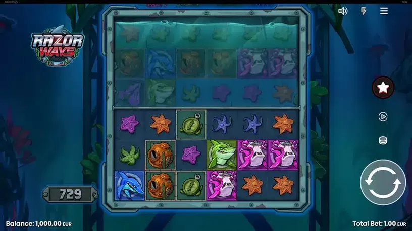 Razor Ways slot screenshot 1