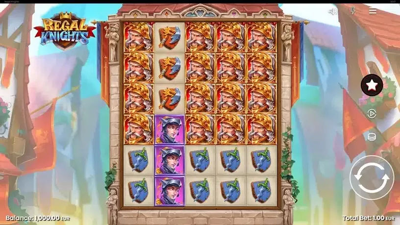 Regal Knights slot screenshot 1