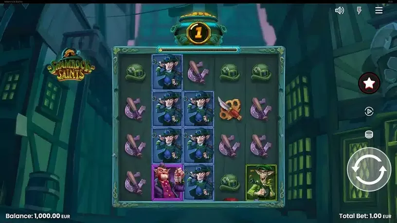 Shamrock Saints slot screenshot 1