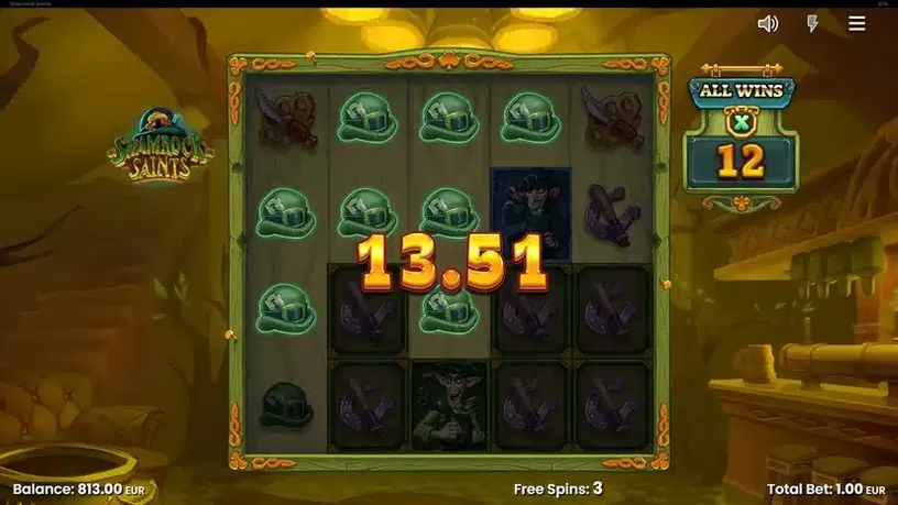 Shamrock Saints slot screenshot 4