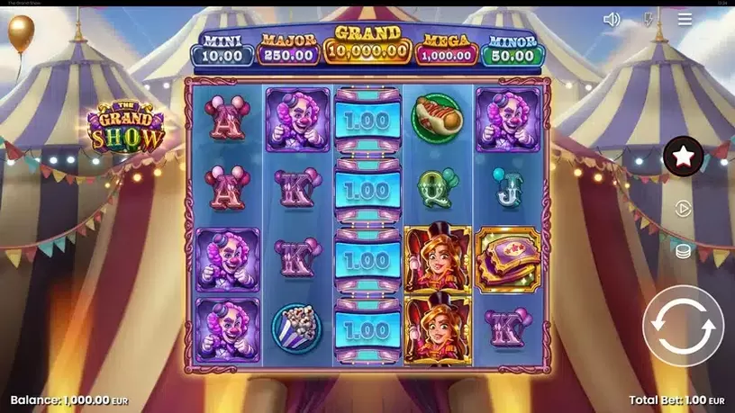 The Grand Show slot screenshot 1