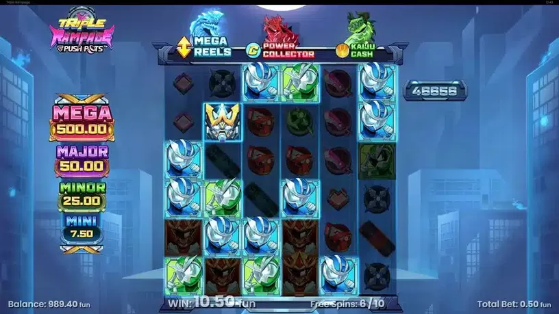 Triple Rampage slot screenshot 6