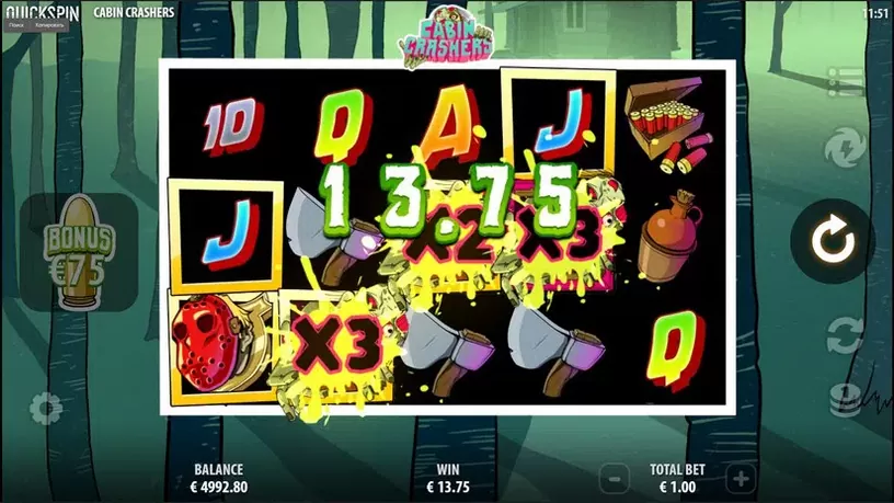 Cabin Crashers slot screenshot 2