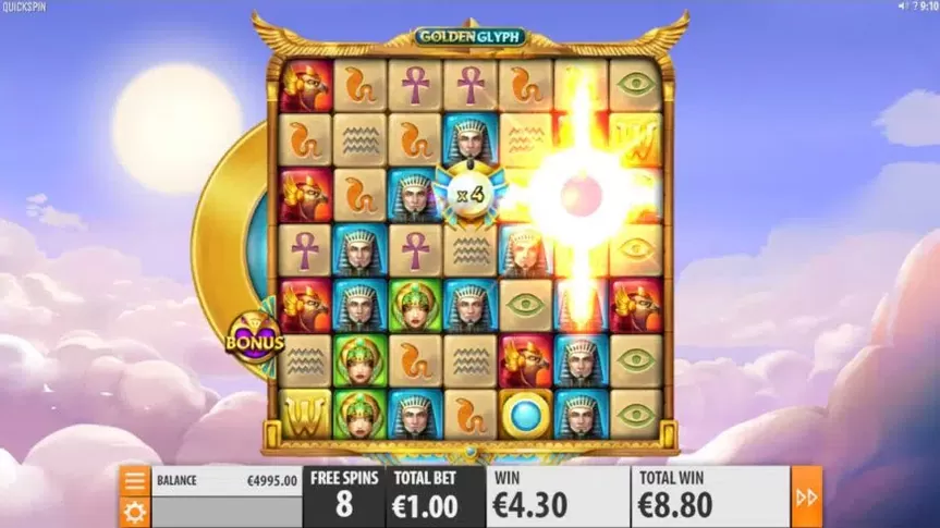 Golden Glyph slot screenshot 4