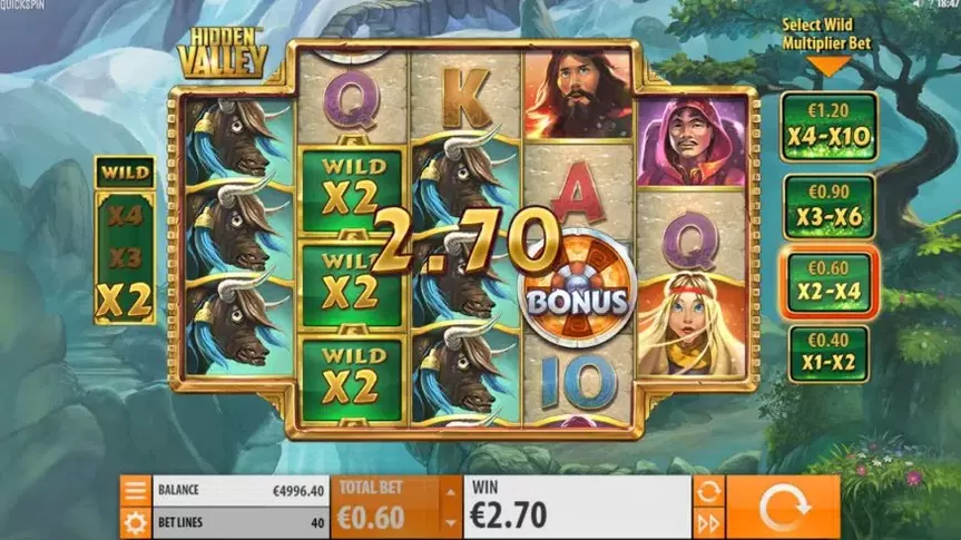 Hidden Valley slot screenshot 3