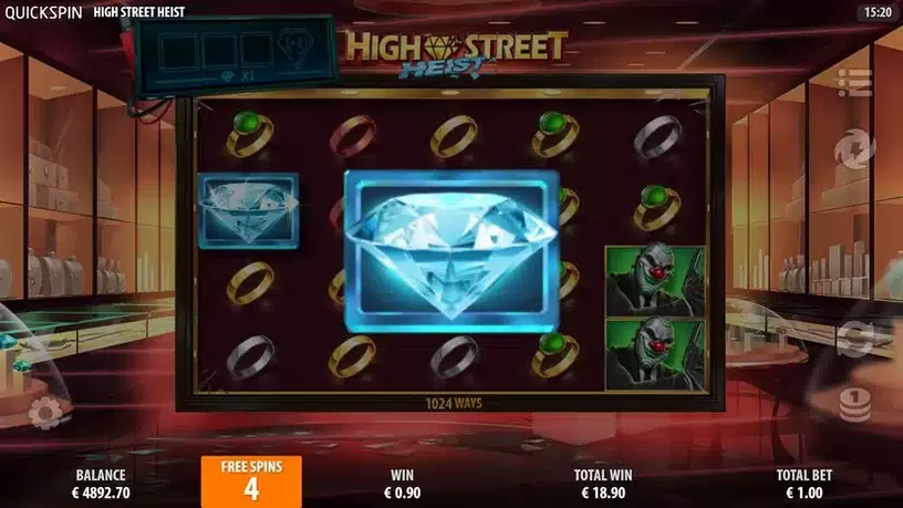 High Street Heist slot screenshot 6