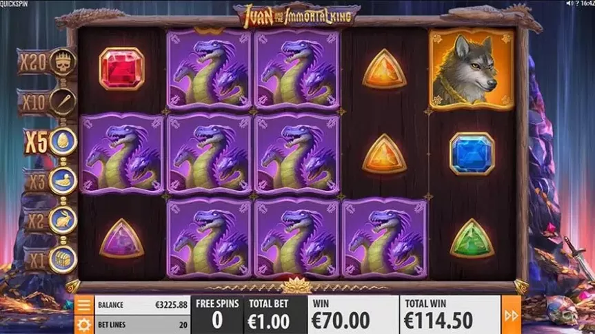 Ivan and the Immortal King slot screenshot 4