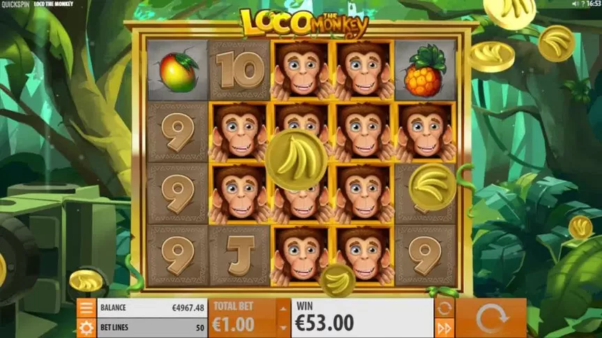 Loco the Monkey slot screenshot 2