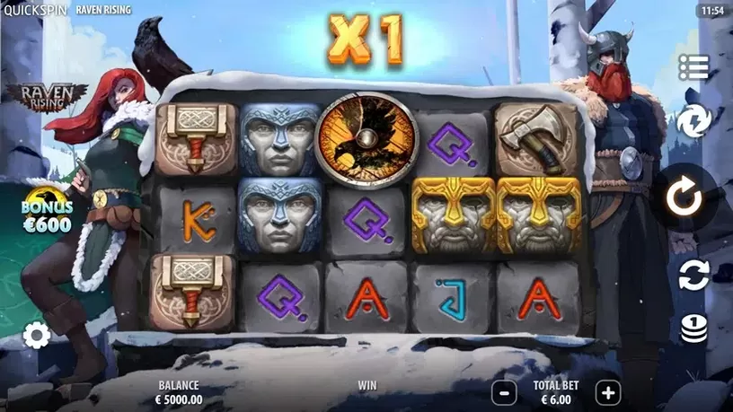 Raven Rising slot screenshot 1