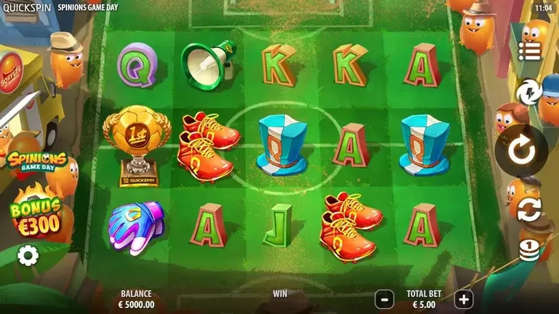 Spinions Game Day slot screenshot 1