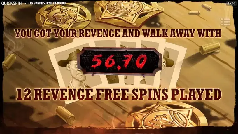 Sticky Bandits Trail of Blood slot screenshot 6