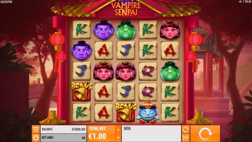 Vampire Senpai slot screenshot 1