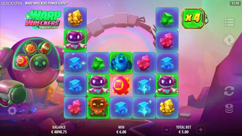 Warp Wreckers Power Glyph slot screenshot 6