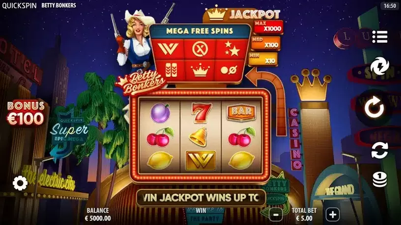 Betty Bonkers slot screenshot 1
