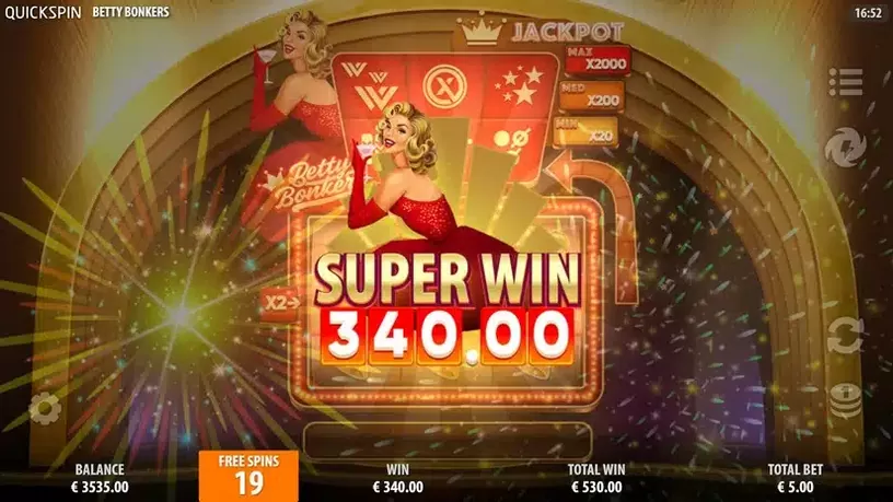 Betty Bonkers slot screenshot 7