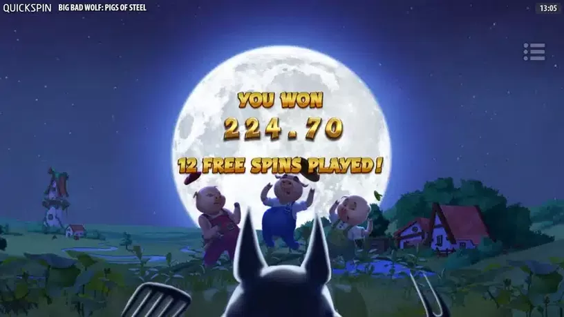 Big Bad Wolf: Pigs of Steel slot screenshot 6