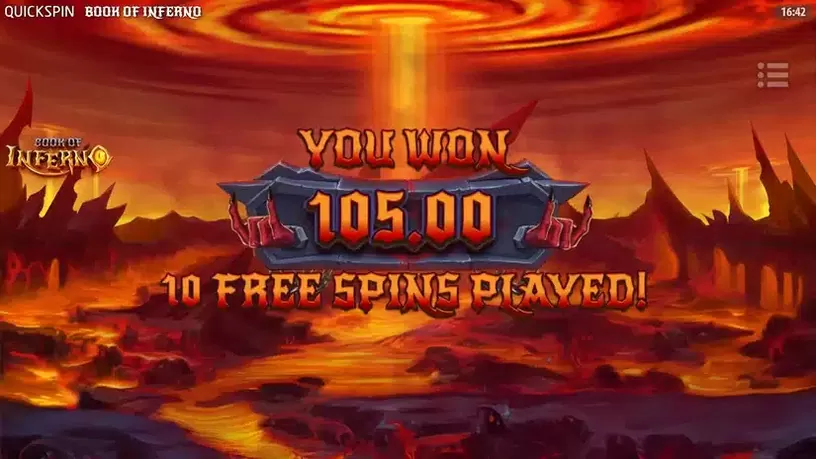 Book of Inferno slot screenshot 5