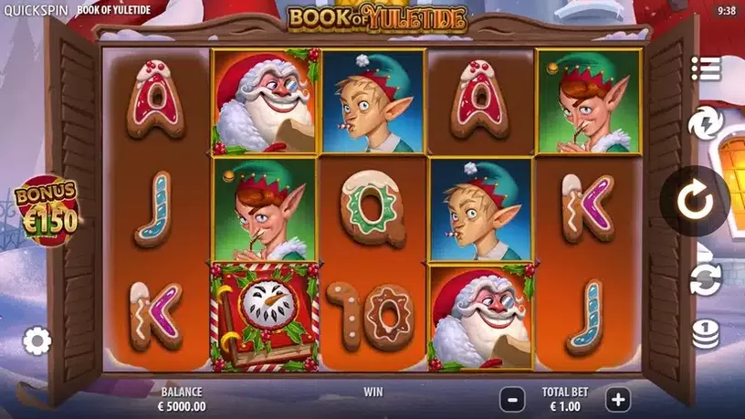 Book of Yuletide slot screenshot 1