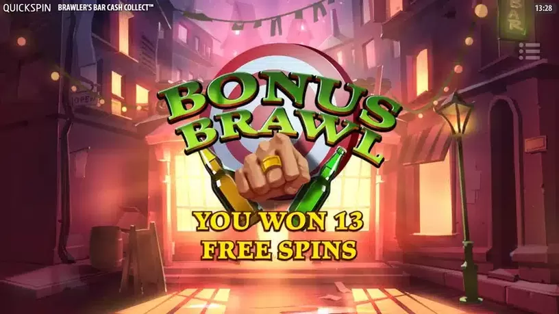 Brawlers Bar Cash Collect slot screenshot 3