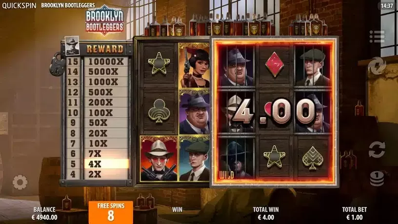 Brooklyn Bootleggers slot screenshot 4