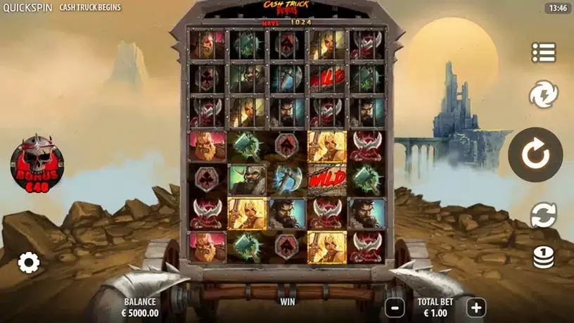 Cash Truck Begins slot screenshot 1