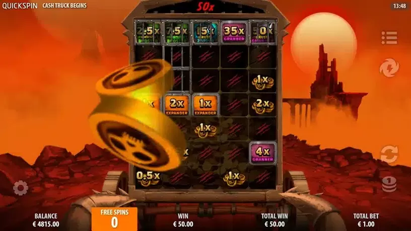 Cash Truck Begins slot screenshot 5