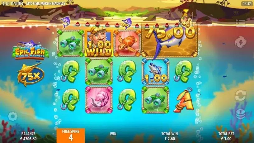 Epic Fish Marlin Madness slot screenshot 7