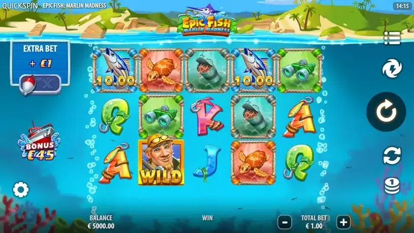 Epic Fish Marlin Madness slot screenshot 1