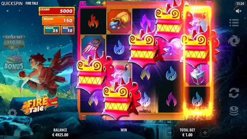 Fire Tale slot screenshot 2