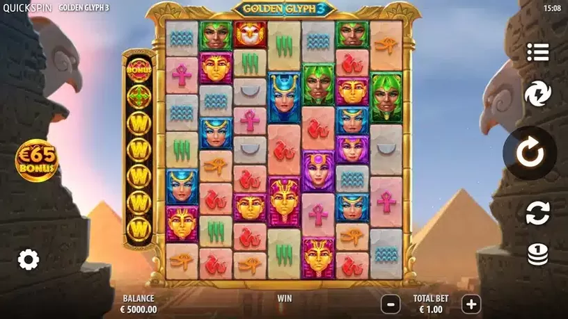 Golden Glyph 3 slot screenshot 1