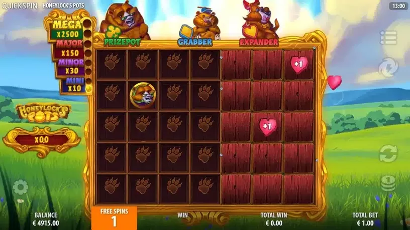 Honeylock’s Pots slot screenshot 3