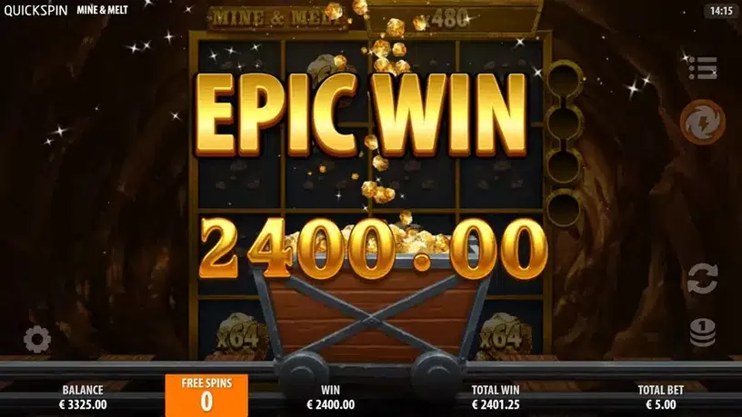 Mine & Melt slot screenshot 6