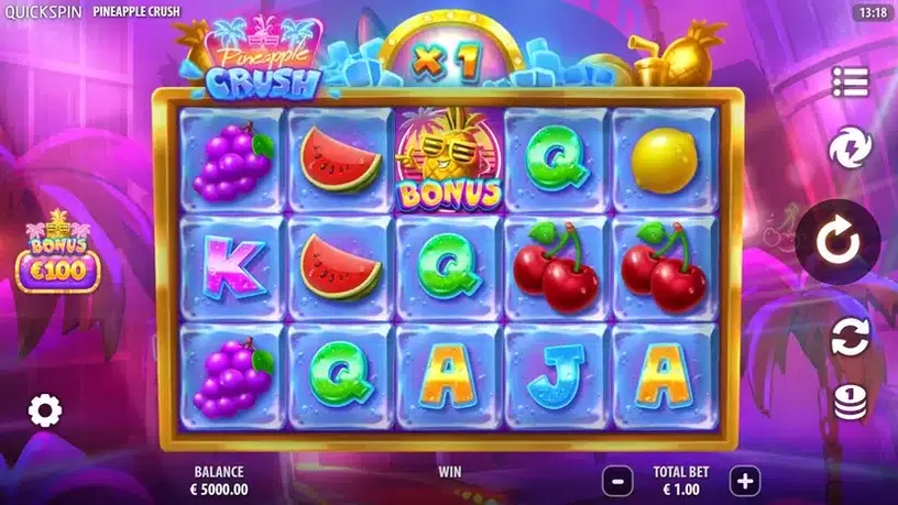 Pineapple Crush slot screenshot 1