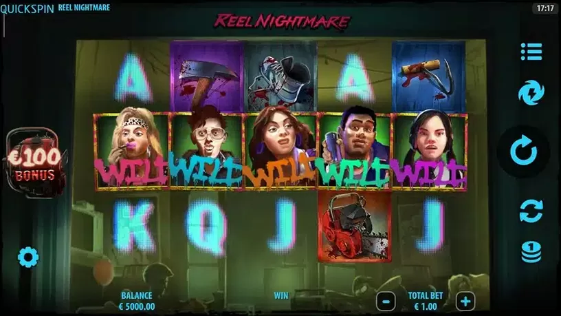 Reel Nightmare slot screenshot 1