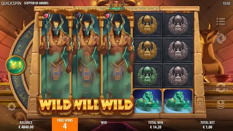 Scepter of Anubis slot screenshot 6