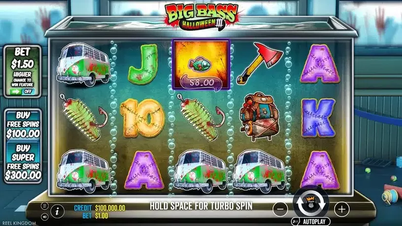 Big Bass Halloween 3 slot screenshot 1