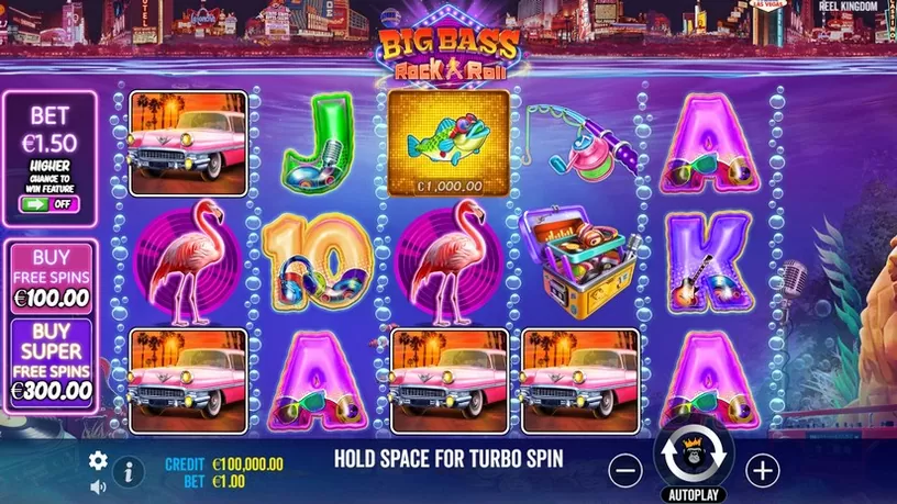 Big Bass Rock and Roll slot screenshot 1